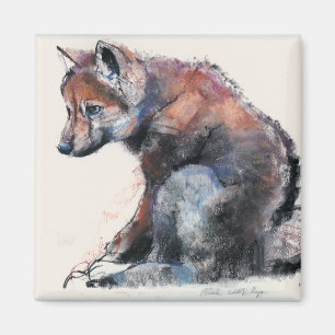 Aimant Chiot de loup polonais 2001
