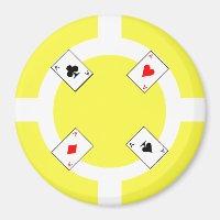 Chip de poker - Jaune