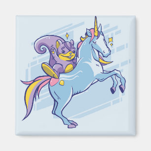 Aimant Chipmunk et Unicorn, Amis magiques