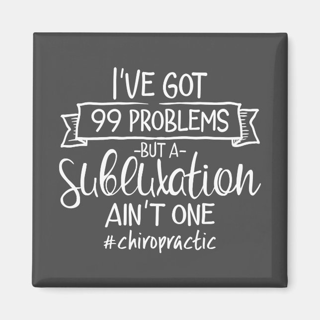 Aimant Chiropractic Gift, Chiropractor Gift, Chiropractic (Devant)