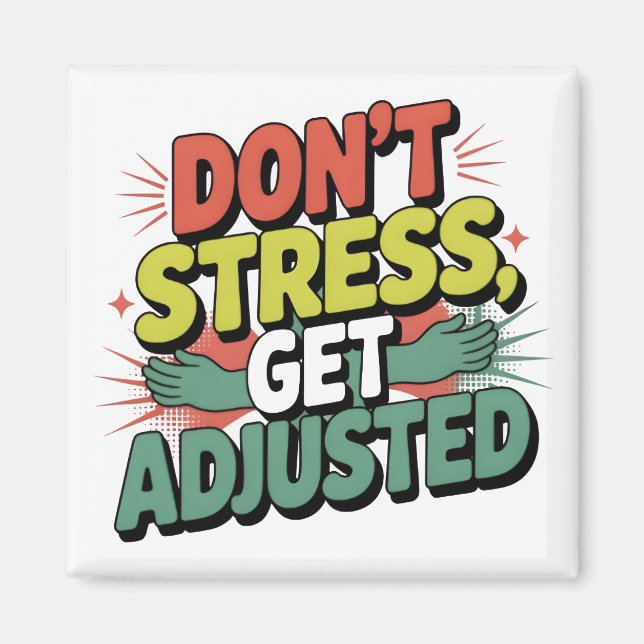 Aimant Chiropractic Stress Relief Back Adjustment Gift (Devant)