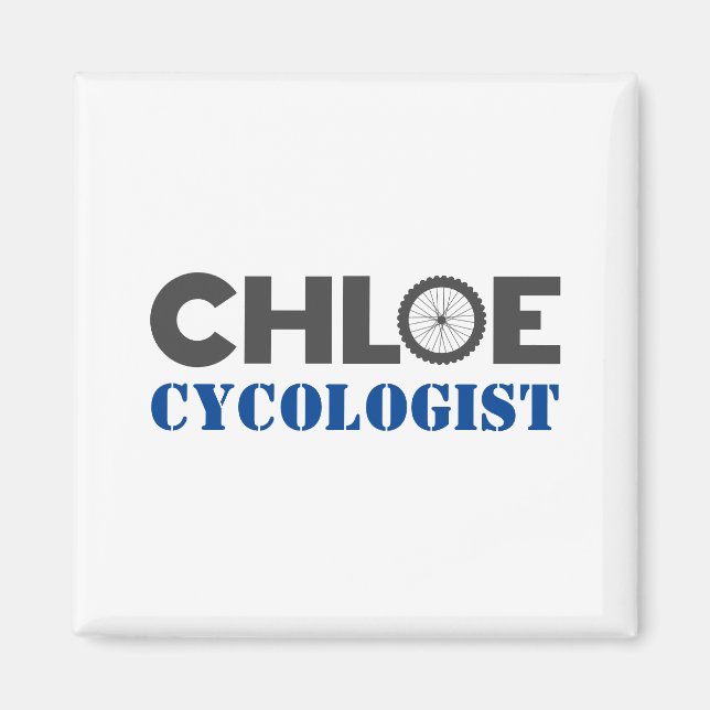 Aimant Chloe Mountain Biker (Devant)