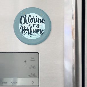 Aimant Chlorine Est Ma Citation De Nage Drôle De Parfum