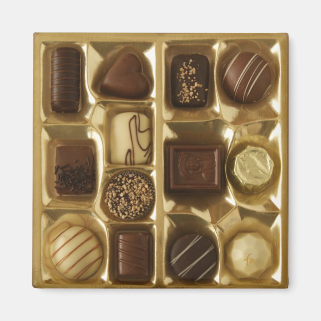 Aimant chocolat belge (Devant)