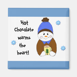 Aimant Chocolat Chaud Dit