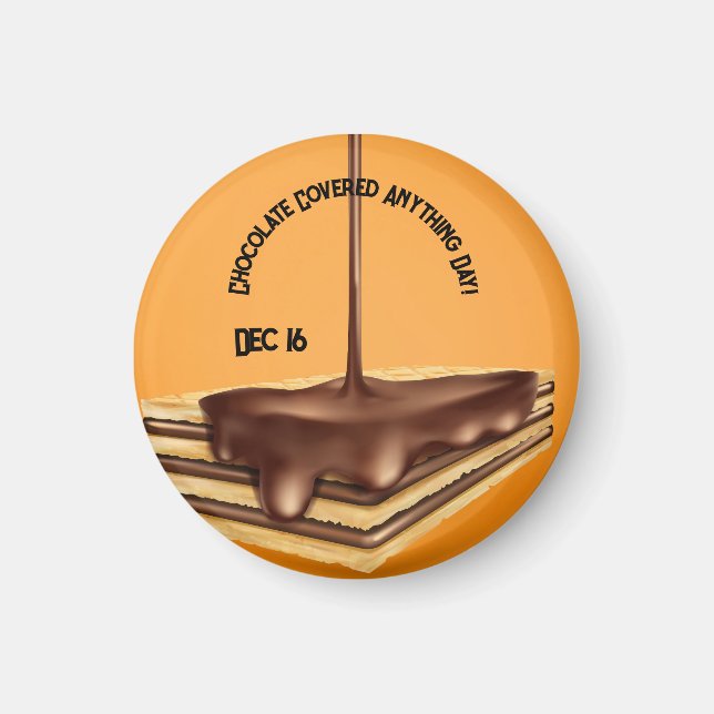 Aimant Chocolat couvert tous les jours (Devant)