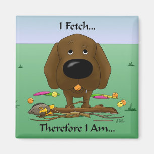 Aimant Chocolat Labrador (Labs) - Je Récupère...Magnet