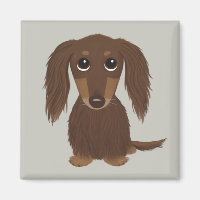 Chocolat mignon Longhé Brown Dachshund