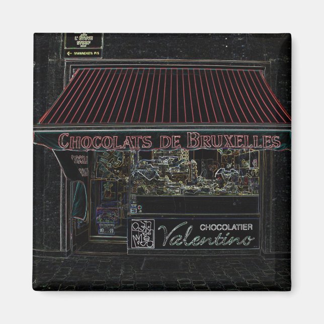 Aimant Chocolatier, Bruxelles, Belgique (Devant)