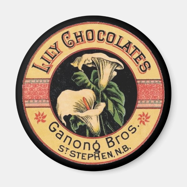 Aimant Chocolats Lily (Devant)