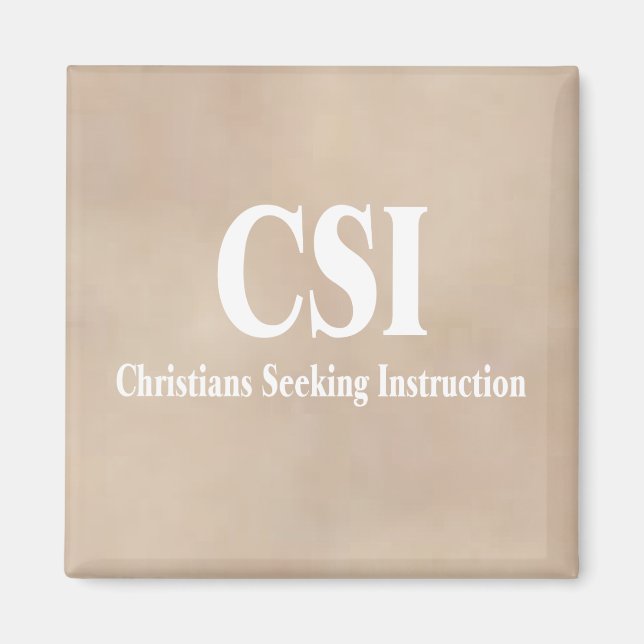 Aimant Chrétiens CSI (Devant)