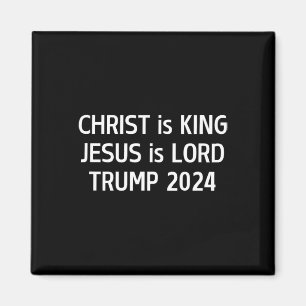 Aimant Christ est roi Jésus est Seigneur Trump 2024 Chrét