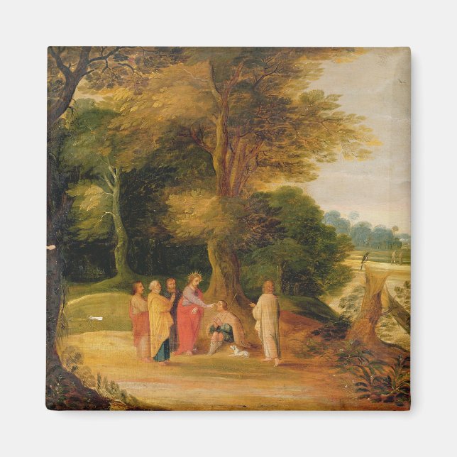 Aimant Christ guérir l'homme aveugle (Devant)