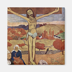 Aimant Christ Jaune par Paul Gauguin, Art Vintage