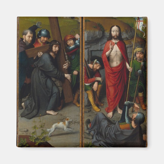 Aimant Christ porte la croix (Devant)