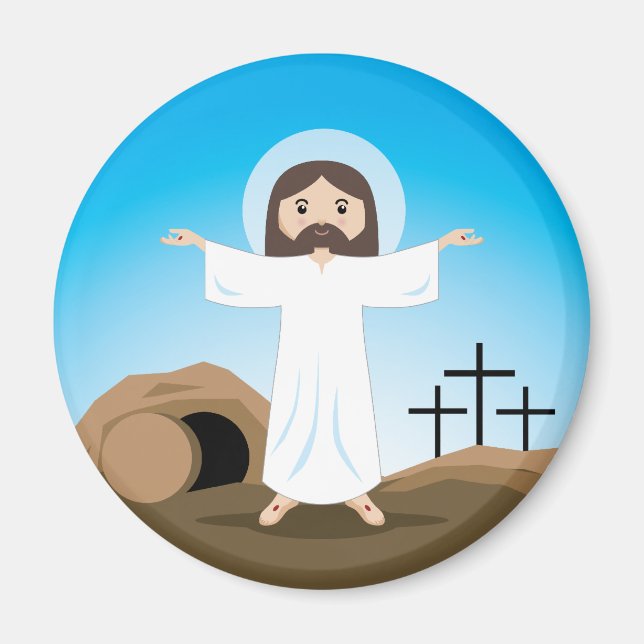 Aimant Christ ressuscité (Devant)