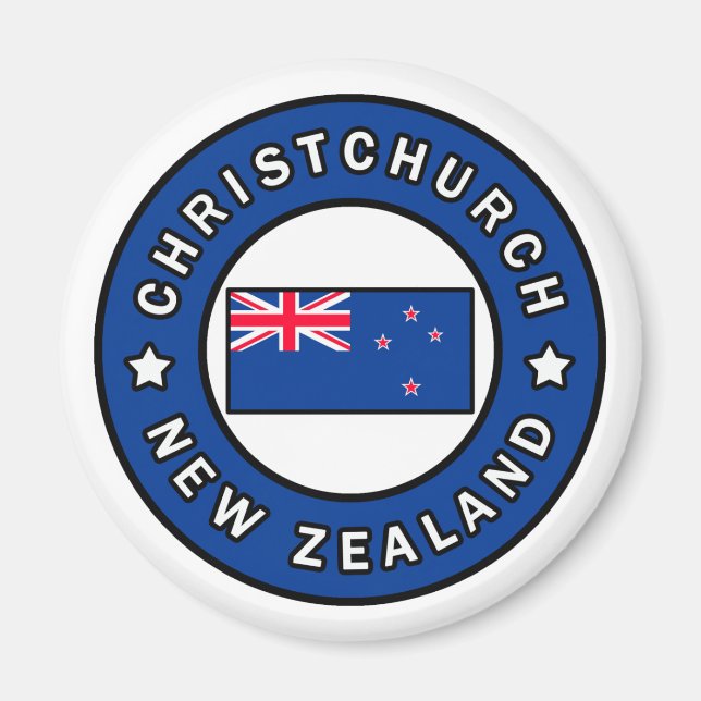 Aimant Christchurch Nouvelle-Zélande (Devant)