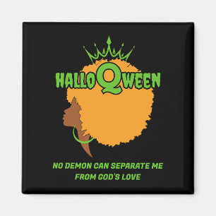 Aimant Christian Halloween Afro Reine HALLOQWEEN