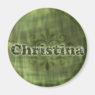 Aimant Christina verte