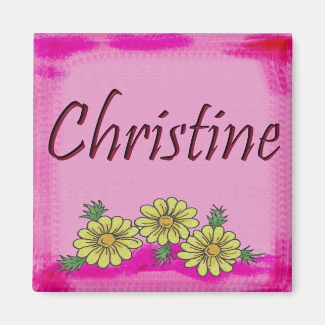 Aimant Christine Daisy Christine (Devant)
