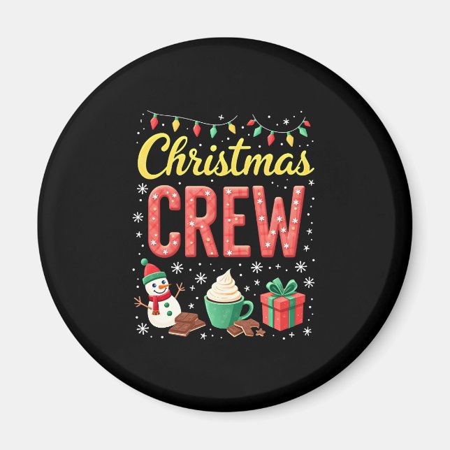 Aimant Christmas Crew (1) (Devant)