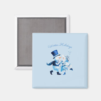 Aimant Christmas Frost Romance - Snowy Magic Vintage