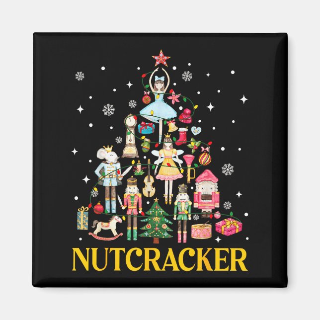 Aimant Christmas Nutcracker Squad Ballet Dance Women Kid  (Devant)