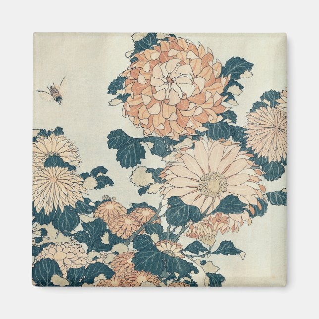 Aimant Chrysanthèmes (Devant)