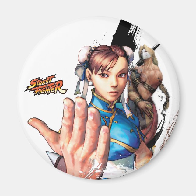 Aimant Chun-Li Vs. Vega (Devant)