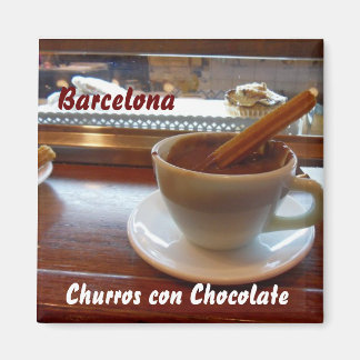 Aimant Churros con Chocolate, Barcelone