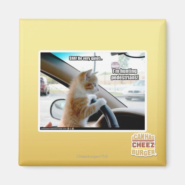 Aimant Chut ! Soyez calme (Devant)