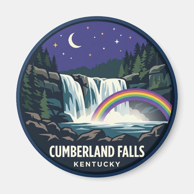 Aimant Chutes de Cumberland Kentucky (Devant)