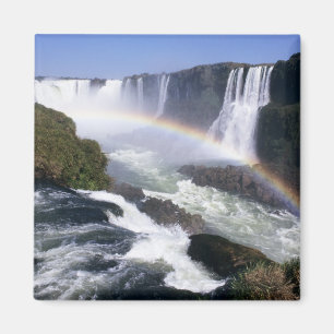 Aimant Chutes d'Iguassu, État de Parana, Brésil. Vue aéri