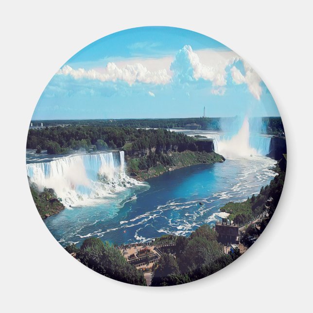 Aimant CHUTES NIAGARA - voir (Devant)