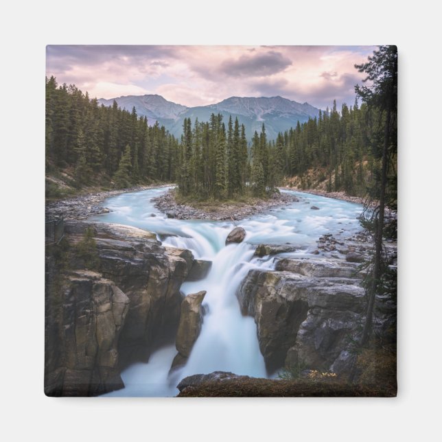 Aimant Chutes Sunwapta | Parc national Jasper (Devant)