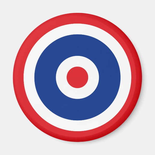 Aimant Cible du drapeau thaïlandais (Devant)