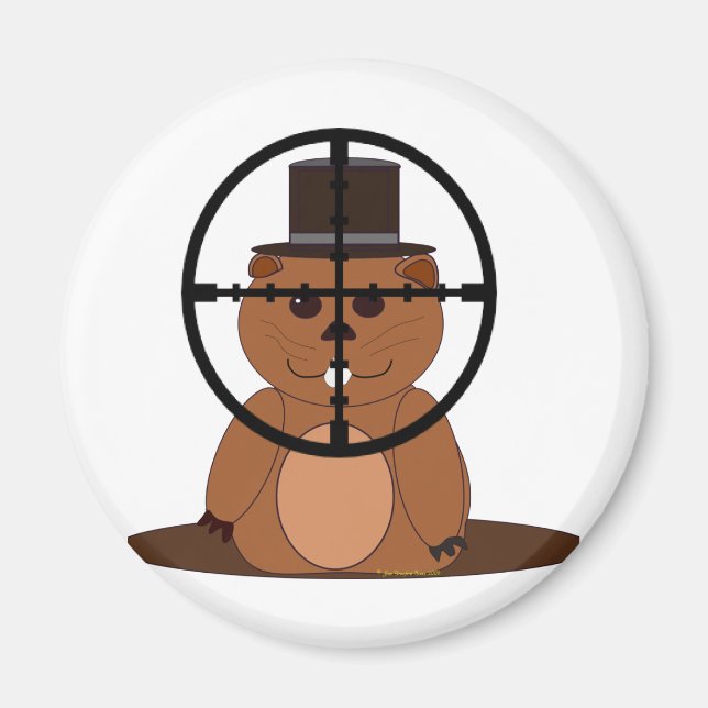 Aimant Cible : marmotte (Devant)