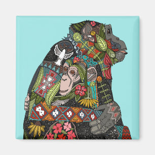 Aimant ciel d'amour chimpanzé