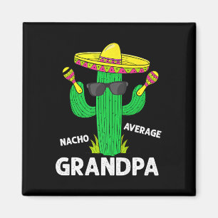 Aimant Cinco De Mayo Drôle Nacho Grand-Père Moyen Sombrer