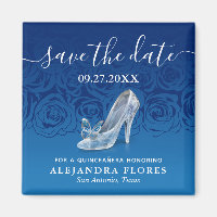 Cinderella Slipper Blue Quinceanera Enregistrer la