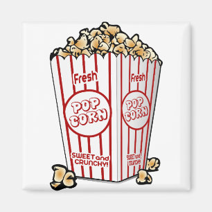 Aimant cinéma pop-corn