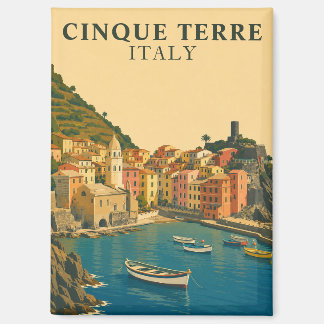 Aimant Cinque Terre Italie Voyage Vintage Riviera italien