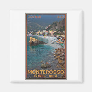 Aimant Cinque Terre - Matin Monterosso Beach