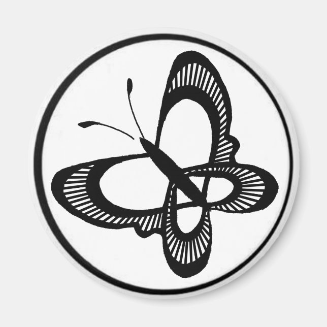 Aimant circ, papillon 7 (Devant)