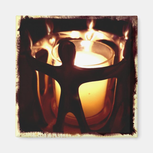 Aimant Circle d'amis Votive bougie Filtre Rétro (Devant)