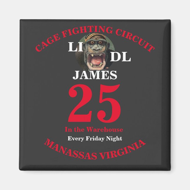 Aimant Circuit de combat de cage LI DL dans l'entrepôt (Devant)