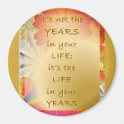 Aimant circulaire standard de 2¼ pouces