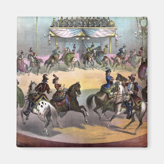 Aimant Cirque Grand Finale, Cirque 1872. (Devant)