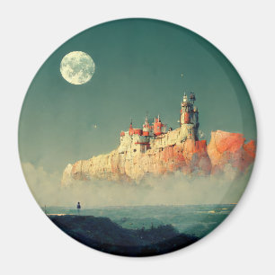 Aimant Citadelle côtière Imaginaire Sci-Fi