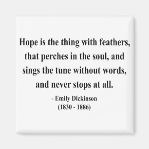 Aimant Citation 1a d'Emily Dickinson